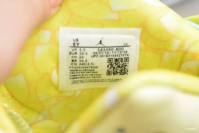 Cheap 543390-800 Yellow Air (GS) Retro 6 Jordan Dynamic Floral 0604